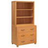 Ensemble de meubles de rangement 2 pc Marron 80 x 50 x 160 cm 622353622353