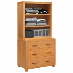 Ensemble de meubles de rangement 2 pc Marron 80 x 50 x 160 cm 622353622353