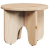 Table basse 2 pcs Naturel Bois de pin massif 622355622355