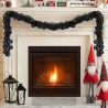 Guirlande de Boules de Noël Noir 186 cm Polystyrène 622357622357