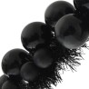 Guirlande de Boules de Noël Noir 186 cm Polystyrène 622357622357