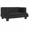 Lit pour chien noir 60x40x30 cm velours 622360622360