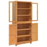 Ensemble de meubles de rangement avec étagère 2 pc Naturel 622361622361