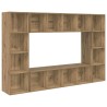 Ensemble meuble TV 4 pcs Marron Bois d'ingénierie 622368622368