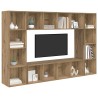 Ensemble meuble TV 4 pcs Marron Bois d'ingénierie 622368622368