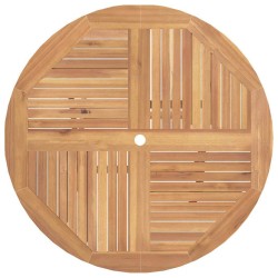 Ensemble bistro de jardin 3 pcs Naturel Bois de teck massif 622369622369