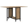 Table à manger pliante avec roulettes 130 x 80 x 76,5 cm 622372622372
