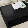Table basse Chêne noir 100 x 46 x 35 cm Bois d'ingénierie 622373622373