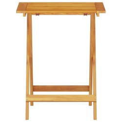 Ensemble bistro pliant 3 pcs Marron Bois d'Acacia Massif 622380622380