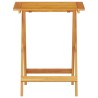 Ensemble bistro pliant 3 pcs Marron Bois d'Acacia Massif 622380622380