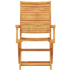 Ensemble bistro pliant 3 pcs Marron Bois d'Acacia Massif 622380622380