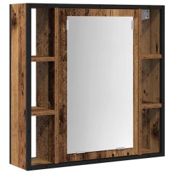 Ensemble de mobilier de salle de bain avec étagère 2 pcs Marron 622381622381