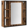 Ensemble de mobilier de salle de bain avec étagère 2 pcs Marron 622381622381