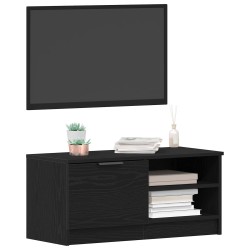 Meuble TV 2 pcs Chêne noir 80 x 35 x 36,5 cm Bois d'ingénierie 622384622384