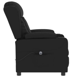 Fauteuil inclinable électrique Noir Similicuir 622385622385