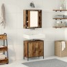 Ensemble de mobilier de salle de bain avec étagère 2 pcs Marron 622387622387