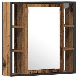 Ensemble de mobilier de salle de bain avec étagère 2 pcs Marron 622387622387