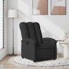 Fauteuil inclinable en tissu noir 622388622388