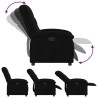 Fauteuil inclinable en tissu noir 622388622388