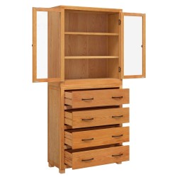 Ensemble de meubles de rangement 2 pc Naturel 80 x 35 x 185 cm 622390622390