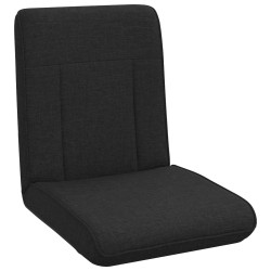 Fauteuil de sol ajustable Noir Tissu 622391622391