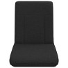 Fauteuil de sol ajustable Noir Tissu 622391622391