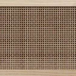 Meuble TV Marron 105x30x40 cm Bois de pin massif rotin naturel 622393622393