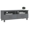 Meuble TV HAMAR Gris foncé 106x40x40 cm Bois massif de pin 622394622394