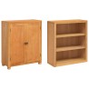Ensemble de meubles de rangement 2 pc Naturel 80 x 35 x 185 cm 622395622395