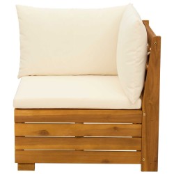 Ensemble de salon de jardin 2 Pièce Marron Bois d'Acacia Massif 622400622400