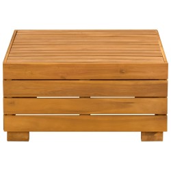 Ensemble de salon de jardin 2 Pièce Marron Bois d'Acacia Massif 622400622400