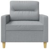Fauteuil Gris clair 60 cm Tissu 622401622401