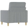 Fauteuil Gris clair 60 cm Tissu 622401622401