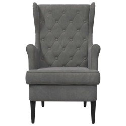 Fauteuil Gris foncé Velours 622402622402