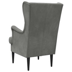 Fauteuil Gris foncé Velours 622402622402
