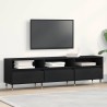Meuble TV Chêne noir 150 x 30 x 44,5 cm Bois d'ingénierie 622404622404