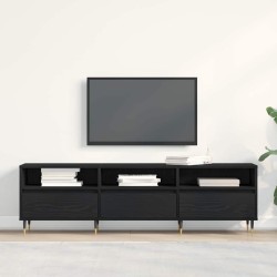 Meuble TV Chêne noir 150 x 30 x 44,5 cm Bois d'ingénierie 622404622404