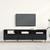 Meuble TV Chêne noir 150 x 30 x 44,5 cm Bois d'ingénierie 622404622404