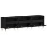 Meuble TV Chêne noir 150 x 30 x 44,5 cm Bois d'ingénierie 622404622404