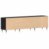 Meuble TV Chêne noir 150 x 30 x 44,5 cm Bois d'ingénierie 622404622404
