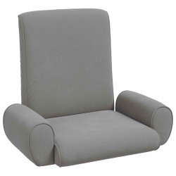 Fauteuil de sol ajustable Gris foncé Velours grainé 622406622406