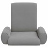 Fauteuil de sol ajustable Gris foncé Velours grainé 622406622406