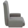 Fauteuil de sol ajustable Gris foncé Velours grainé 622406622406
