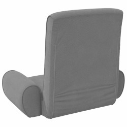Fauteuil de sol ajustable Gris foncé Velours grainé 622406622406