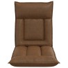 Fauteuil de sol ajustable Marron Tissu 622408622408