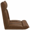 Fauteuil de sol ajustable Marron Tissu 622408622408