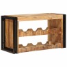Étagère à vin Marron 80 x 45 x 33 cm Bois de mangue brut solide 622410622410