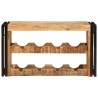 Étagère à vin Marron 80 x 45 x 33 cm Bois de mangue brut solide 622410622410