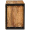 Étagère à vin Marron 80 x 45 x 33 cm Bois de mangue brut solide 622410622410