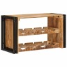 Étagère à vin Marron 80 x 45 x 33 cm Bois de mangue brut solide 622410622410